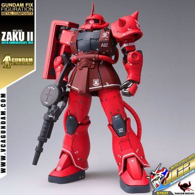 BANDAI TAMASHII NATIONS GUNDAM FIX FIGURATION METAL COMPOSITE GFFMC MS-06S ZAKU II (40TH ANNI.VER) กันดั้ม ฟิกเกอร์ VCA GUNDAM