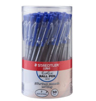 STAEDTLER 4272 ปากกา ปากกาลูกลื่น สีน้ำเงิน แพ็ค 50 ด้าม