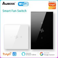 【jw】۞▨✺  Tuya WiFi EU/US Ceiling Switches Smartlife App Speed Regulation Works With