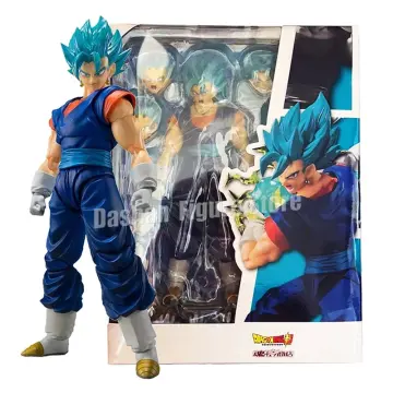 Action Figure Toys For Children Adults SHF Super Saiyan God Son Goku Blue  Anime Dragon Ball Super Gifts PVC Model Movable Dolls