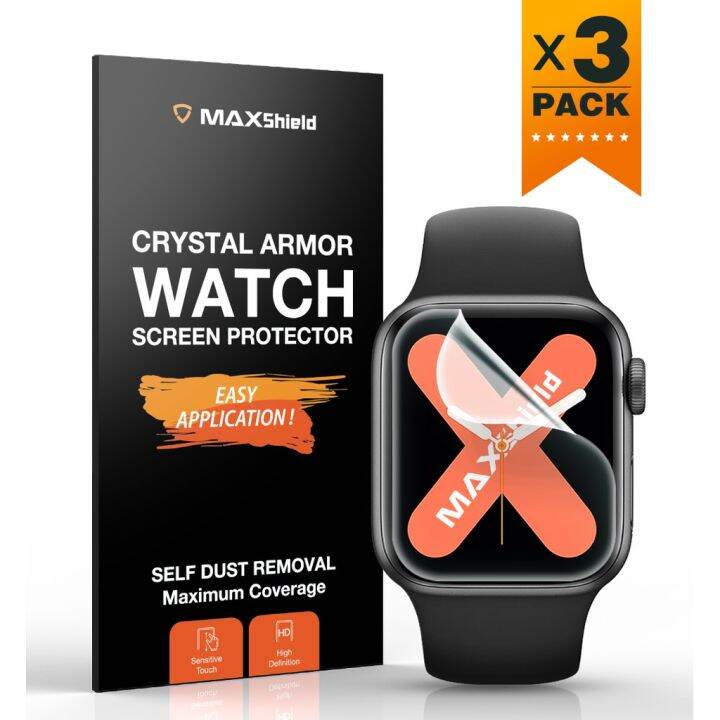3X MaxShield HYDROGEL Waterproof Screen Protector For Watch Series 8/7