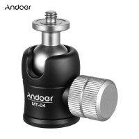 Andoer MT-04 Mini Ball Head 360Degrees Panoramic Ballhead With Standard 1/4Screw For Tripod Professional Photography Essories