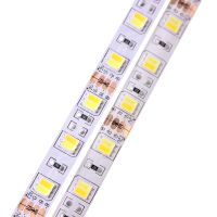 Led Strip Light CCT 5025 Dual White Warm White &amp; White UL2 in 1 Chip 60/120leds DC12V/24V Led Tape Color Tem Ajustable LED Strip LED Strip Lighting