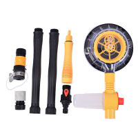 1Set Automatic Car Foam Brush Wash Professional Spray Foam Rotating Brush Portable Auto Clean Tools Wash Switch Water Flow