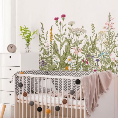 Stickera Garden-themed Wall Stickers Atickers Floral Cabinet Embellishments. Stuckers Sustainable Wall Decals Wall Decor Stickers Stickers Bulk Stickers
