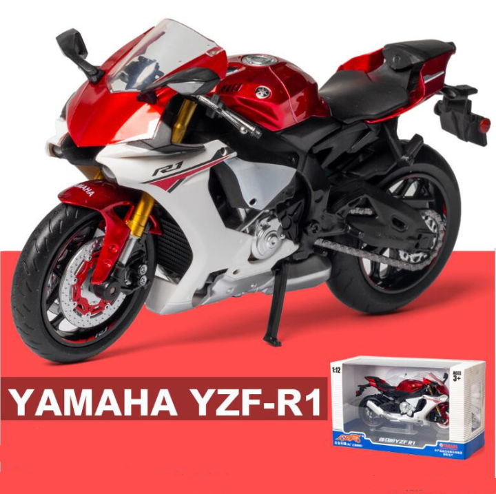 1-12ยามาฮ่า-yzf-r1รถจักรยานยนต์ล้อแม็กรุ่น-d-iecast-ยานพาหนะรถจักรยานยนต์รุ่นคอลเลกชันของเล่นรถจักรยานยนต์