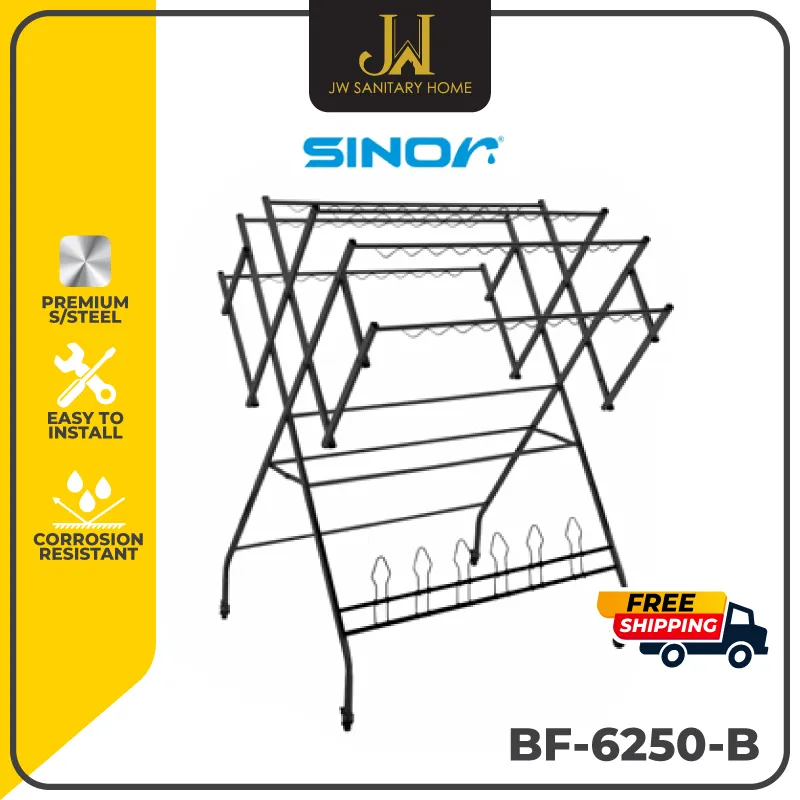 Sinor Stainless Steel Clothes Drying Rack BF-6250-304