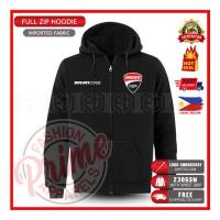 Zip Ducati Corse Zipper Hoodie Cotton Jacket Embroidery Unisex Fashion Casual Sweater Racing Team