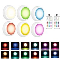 RGBW 13 Color Changing Led Under Cabinet Lighting Dimmable Touch Sensor Wardrobe Closet Night Light Touch Push Tap Lights Ceiling Lights