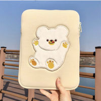 Kawaii Tablet Case Girls Cute Bear Ipad Sleeve Case Bag For 11 12 13 Inch Cartoon Sleeve Liner Bag Student Girls Case WY215
