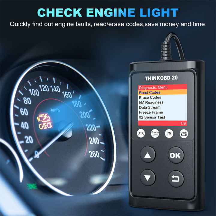 2022thinkcar-thinkobd-20-obd2สแกนเนอร์มืออาชีพอ่านลบรหัสวินิจฉัยสแกนเนอร์รถ-vin-ข้อมูล-obd-2สแกนเนอร์ยานยนต์