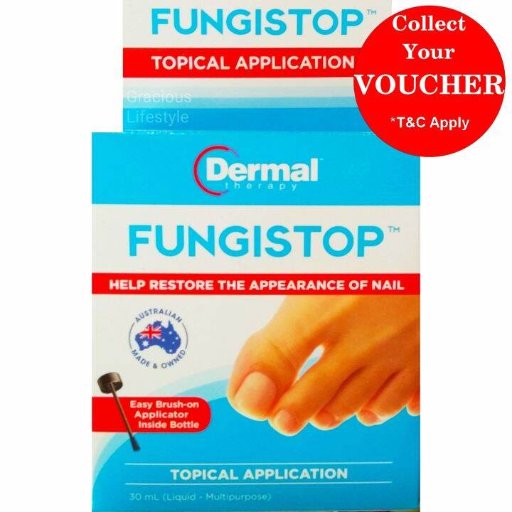 Anti-Fungal, DERMAL Therapy FUNGISTOP 30ml, Brush-On Applicator Inside ...