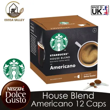 Starbucks Caffe Latte by Nescafe Dolce Gusto Coffee Pods, Box of 12  Capsules, 121g : : Home & Kitchen