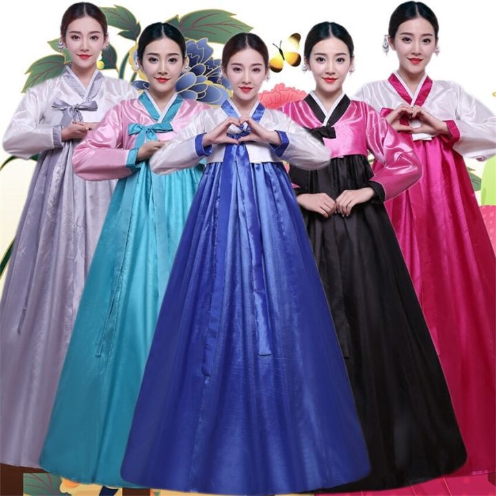available-10สีเกาหลีแฟชั่นเครื่องแต่งกายโบราณผู้หญิง-hanbok-ชุดปาร์ตี้แบบดั้งเดิม-asian-palace-คอสเพลย์เสื้อผ้า