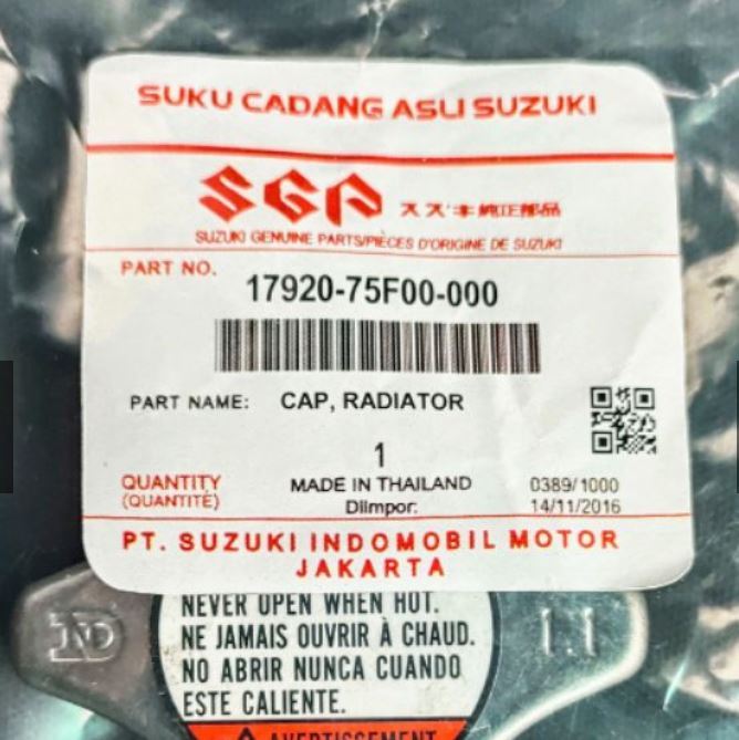 ฝาปิดหม้อน้ำ-suzuki-swift-เครื่อง-1-5-ปี-2008-2011-suzuki-celerio-suzuki-sx4-suzuki-carry-และ-suzuki-ertiga-แรงดัน-1-1-มีวาล์ว