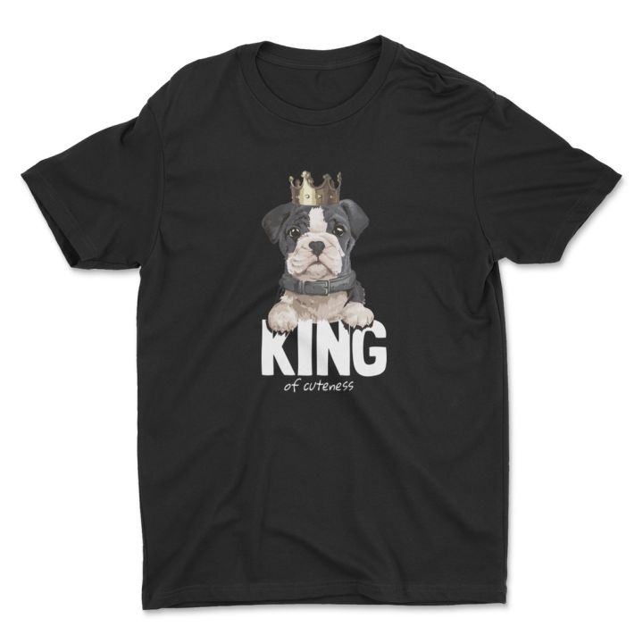 aideer-dog-collection-เสื้อสกรีนลายหมา-มีทั้งสีขาวและสีดำ-king-of-cuteness