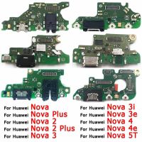 พอร์ตชาร์จเดิมสําหรับ Huawei Nova 4e 4 3e 3i 3 2 Plus 5T Charge Board Flex Cable Plate Ribbon Socket Pcb Dock ขั้วต่อ USB