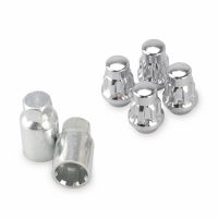 2Key 4 Anti Theft Locking Nuts Wheel Nuts Lug 60 degree Chromechrome For Chevrolet Mitsubishi Mazda Kia Auto Replacement Parts Nails  Screws Fasteners