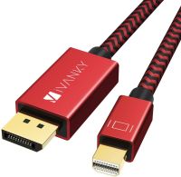 iVANKY สาย [4K] Mini DisplayPort to Display Port Cable [ Mini DP to DP ] ถักไนล่อนคุณภาพสูง ทนทาน รับประกัน 1ปี