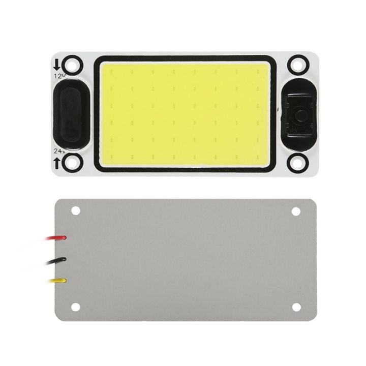 แผงไฟ-led-cob-แผงหน้าปัดรถยนต์รถบรรทุก-suv-โคมไฟการอ่านรูปทรงกลมตกแต่งภายในรถยนต์