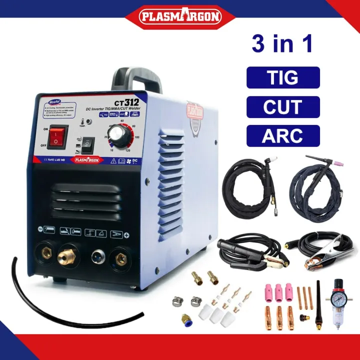 CT312 HF plasma cutter tig welder arc mma stick welding CUT TIG ARC 3