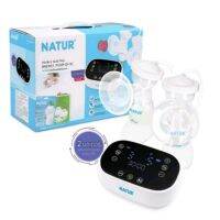 NATUR เนเจอร์ เครื่องปั้มนมไฟฟ้ามอเตอร์คู่ รุ่น(D-5)1เครี่อง ปั้มคู่