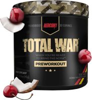 Redcon1 Total War - Pre Workout 30 Servings (Tigers Blood) Beta-Alanine Caffeine  Boost Energy, Increase Endurance and Focus,preworkout เพิ่มแรง เพิ่มพลัง มีคาเฟอีน ก่อนออกกำลังกาย พรีเวิร์คเอาท์