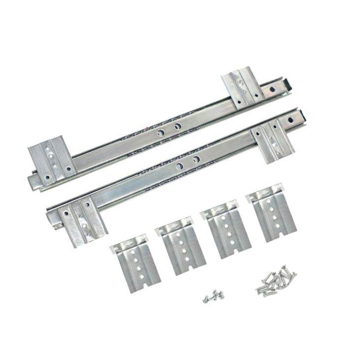 FGHAFGGR Hardware Hoisting Tray Sliding Slide Rack Drawer Shelf Desk Keyboard Slide Rail Guide
