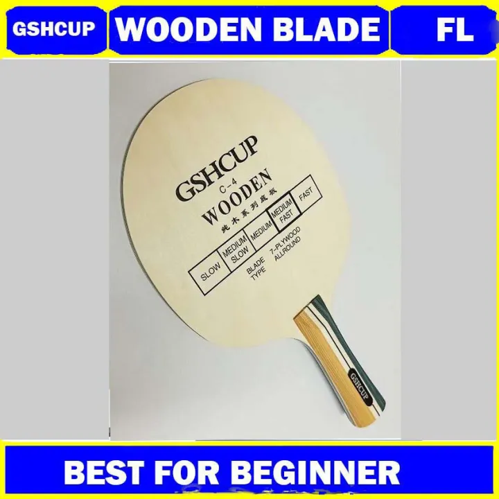 GSHCUP C4 Wooden Blade Best for Beginner Basic Skills Training PING