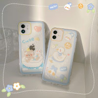 (พร้อมส่ง) รหัส C103 และ C104เคสไอโฟน เคสใส แบบนิ่ม ลายการ์ตูนน่ารัก ๆ สไตล์เกาหลี