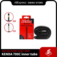 、;]1ชิ้น KENDA จักรยานยางยางใน700C 18-23C 23-25C 28-32C 35-43C กล้อง Schrader P Resta วาล์วยางในจักรยานถนน