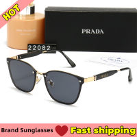 PRADAˉ แว่นตากันแดดสําหรับผู้หญิงและผู้ชาย Anti-UV Polarized ใหม่เดิมแว่นตากันแดดผู้หญิงแว่นตากันแดดผู้หญิงพร้อมกล่องแบรนด์