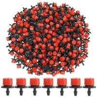 50 Pcs Of Eight-hole Little Red Hat Dripper Red 8-hole Adjustable Flow Dripper Gardening Micro-spray Drip Irrigation Nozzle Electrical Trade Tools Tes