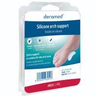 Deramed Footcare ซิลิโคนสำหรับผู้ที่มีฝ่าเท้าแบนและอุ้งเท้าสูง ซิลิโคน Medical Grade 100% ที่มีความอ่อนนุ่ม สบายเท้า ลดแรงกดและแรงกระแทกของอุ้งเท้า