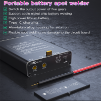 I2C DL-03 Spot Welder Mini Spot Welding Machine With Quick Release Pen Nickel Plate For 18650 Battery Repair Welding Tools