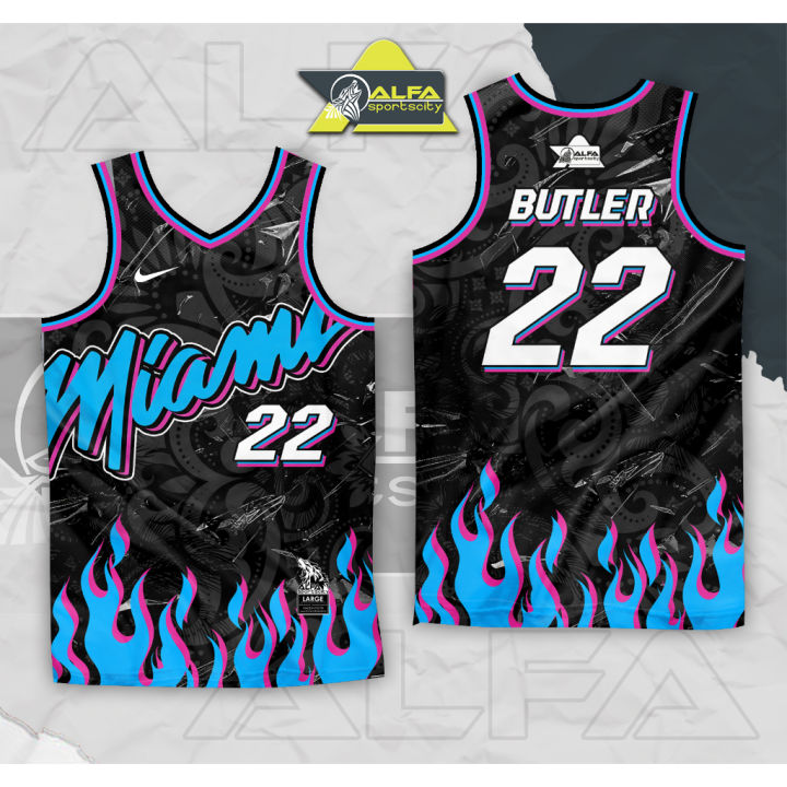 MIAMI HEAT BUTLER 2022 HG FINAL FOUR JERSEY FULL SUBLIMATION