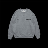 Selfness™ FRAGILE BOXY FIT SWEATSHIRT IN GREY