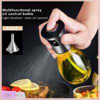 ON SALE 304 Stainless Steel Oiler Fuel Injector Oil Vinegar Glass Bottle Sprayer Fuel Spray Bottle