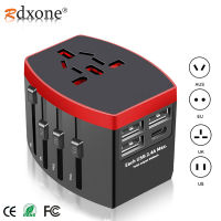 Rdxone Travel Adapter International Universal Power Adapter All-in-one with Type C 3 USB Worldwide Wall Charger for UKEUAUUS