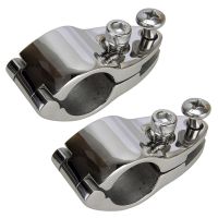 2Pcs 7/8" 22mm Hinged Jaw Slide Hinge Rail Mount Fitting for Boat Yacht Bimini Top Stainless Steel New Accessories