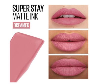 Maybelline เมย์เบลลีน New York Super Stay Matte Ink Liquid Lipstick, 10 Dreamer, 5g