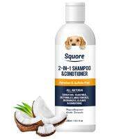 แชมพูสุนัขและครีมนวด 2-in-1 Pet Bath Gel Moisturizing Dog Shampoo สำหรับผิวบอบบาง PH Balance Shampoo