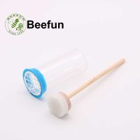 【✲High Quality✲】 ommaabo Beefun Tempat Botol ทำเครื่องหมายนางพญาผึ้งพลาสติกพร้อมที่ปั๊มแบบนิ่มเครื่องมือผึ้ง Peralatan Ternak Lebah ทำจากพลาสติก