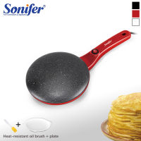 เครื่องทำเครปไฟฟ้าพิซซ่าเครื่องแพนเค้ก Non-Stick Griddle Baking Pan เครื่องเค้กเครื่องใช้ในครัวเครื่องมือทำอาหาร Sonifer