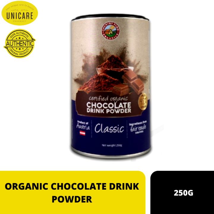 ORGANIC CHOCOLATE DRINK POWDER (250G) Lazada