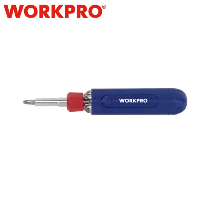 WORKPRO 6IN1 AUTO LOADING PRECISION MULTI BITS SCREWDRIVER (SMALL