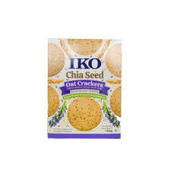 Natual Efe | IKO - Chia Seed Oat Crackers |  เมล็ดเชีย โอ๊ด แครกเกอร์ 130g