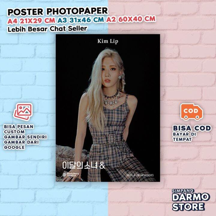 Poster LOONA (이달의 소녀) Semua Anggota All Member Haseul Vivi Yves JinSoul
