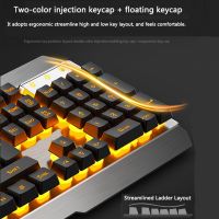 2.4G Wireless Keyboard Mouse Combo Portable Rechargeable Kit Mechanical Feel Keyboard Gaming Mice Set with Backlit for PC Laptop