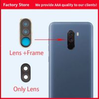 【✲High Quality✲】 xuexin 1ชิ้นสำหรับ Xiaomi Pocophone เลนส์กระจกกล้องถ่ายรูปหลัง F1พร้อมกรอบด้านหลังหลักเลนส์กล้องด้วยหลัง F1อะไหล่ซ่อม